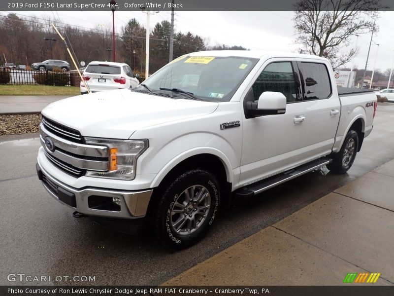 Oxford White / Black 2019 Ford F150 Lariat SuperCrew 4x4