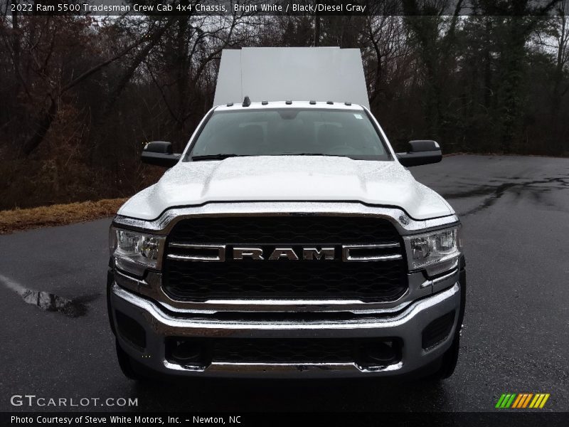 Bright White / Black/Diesel Gray 2022 Ram 5500 Tradesman Crew Cab 4x4 Chassis