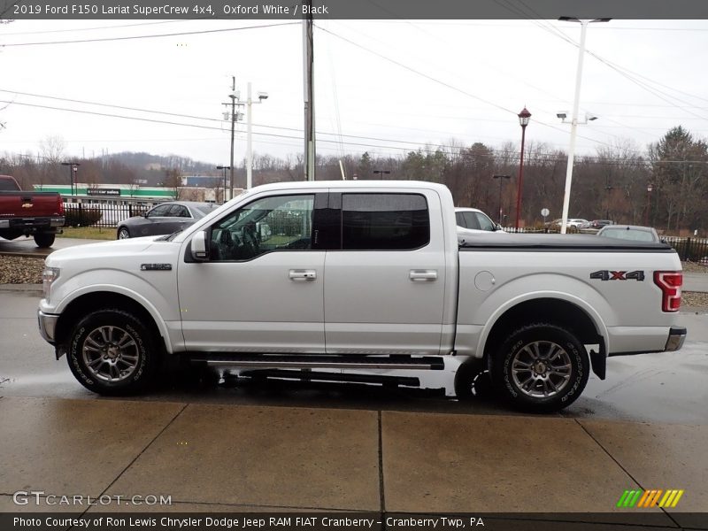 Oxford White / Black 2019 Ford F150 Lariat SuperCrew 4x4