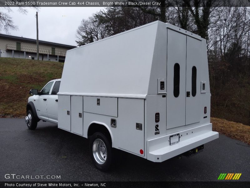 Bright White / Black/Diesel Gray 2022 Ram 5500 Tradesman Crew Cab 4x4 Chassis
