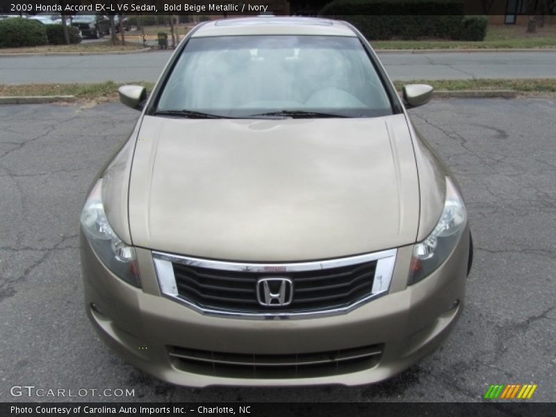 Bold Beige Metallic / Ivory 2009 Honda Accord EX-L V6 Sedan