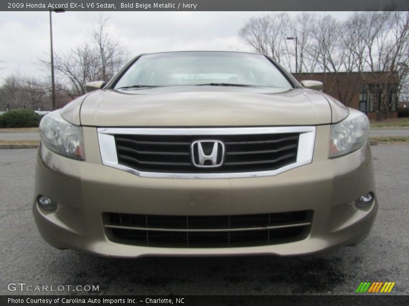 Bold Beige Metallic / Ivory 2009 Honda Accord EX-L V6 Sedan