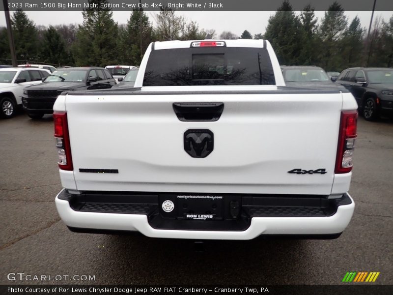  2023 1500 Big Horn Night Edition Crew Cab 4x4 Bright White