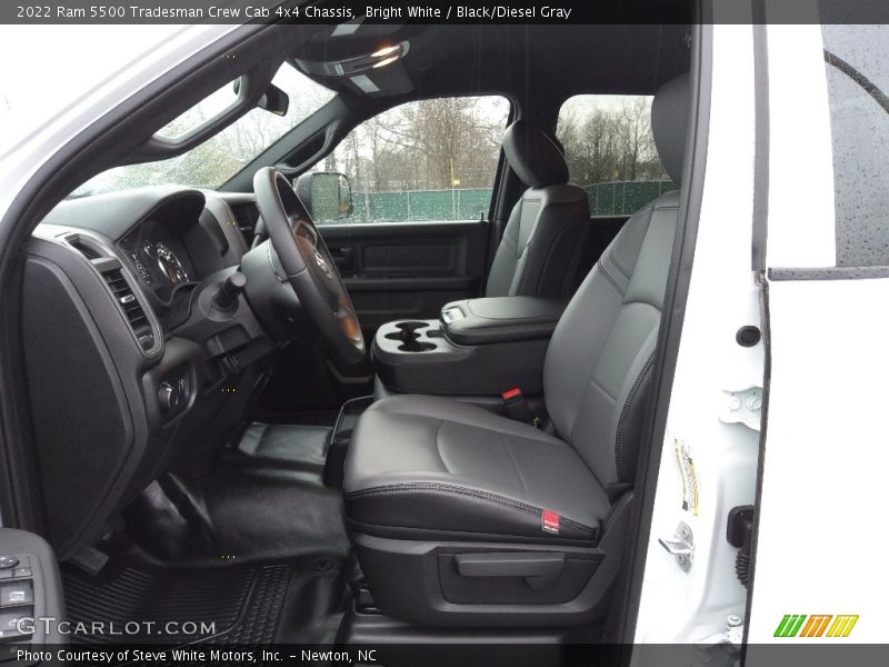 Bright White / Black/Diesel Gray 2022 Ram 5500 Tradesman Crew Cab 4x4 Chassis