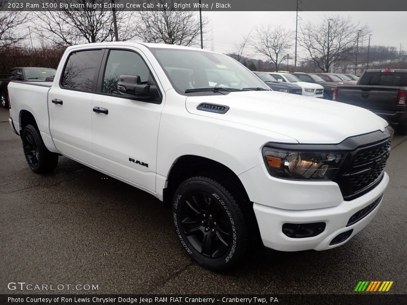 Front 3/4 View of 2023 1500 Big Horn Night Edition Crew Cab 4x4