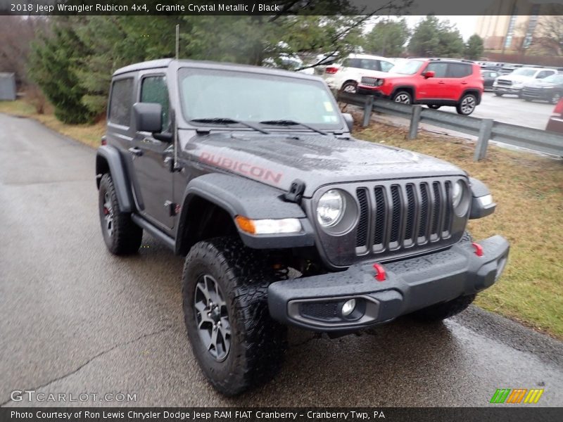 Granite Crystal Metallic / Black 2018 Jeep Wrangler Rubicon 4x4