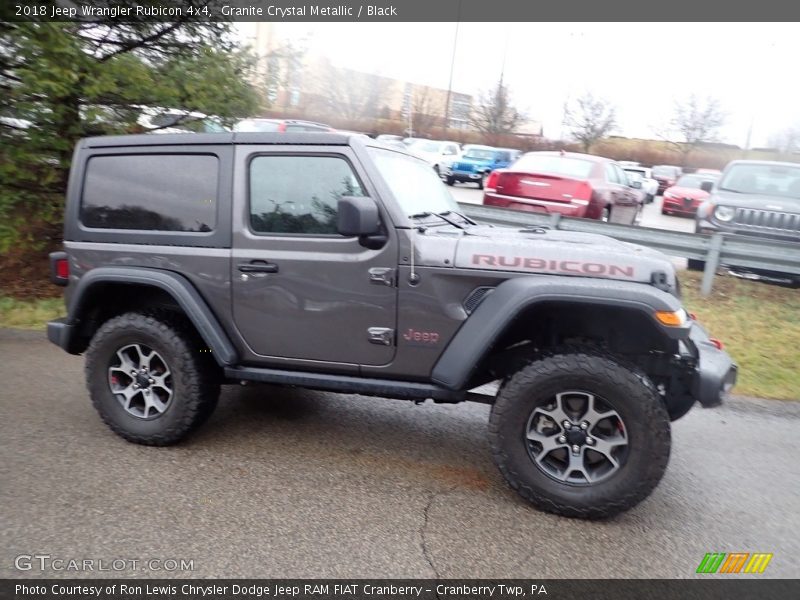 Granite Crystal Metallic / Black 2018 Jeep Wrangler Rubicon 4x4