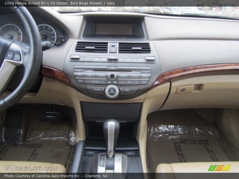 Bold Beige Metallic / Ivory 2009 Honda Accord EX-L V6 Sedan