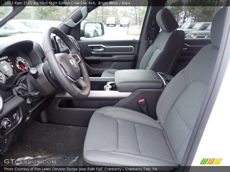 Front Seat of 2023 1500 Big Horn Night Edition Crew Cab 4x4