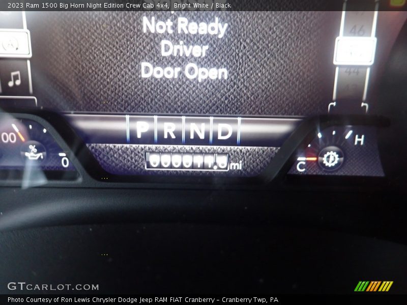 Bright White / Black 2023 Ram 1500 Big Horn Night Edition Crew Cab 4x4