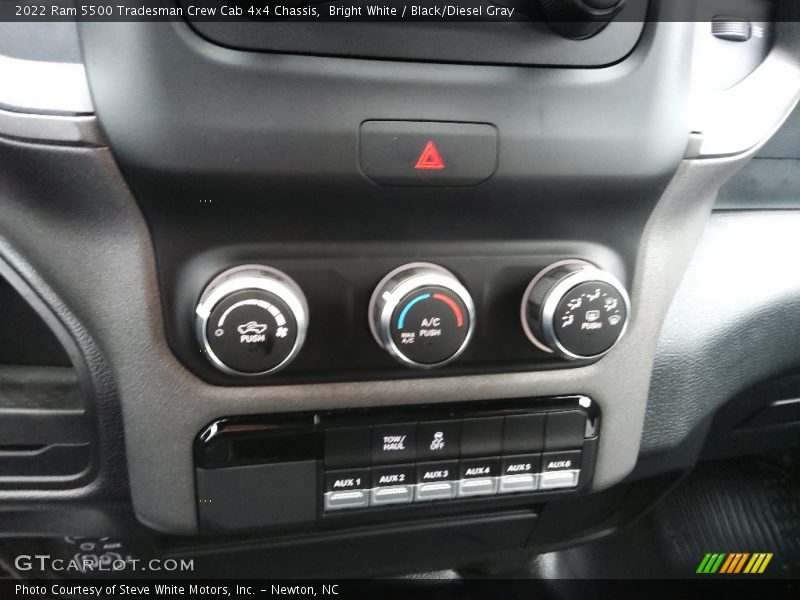 Bright White / Black/Diesel Gray 2022 Ram 5500 Tradesman Crew Cab 4x4 Chassis