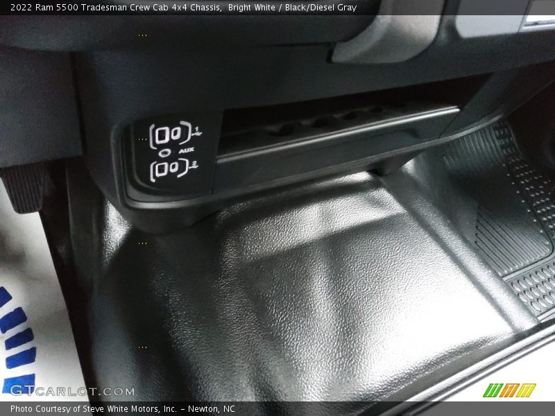 Bright White / Black/Diesel Gray 2022 Ram 5500 Tradesman Crew Cab 4x4 Chassis