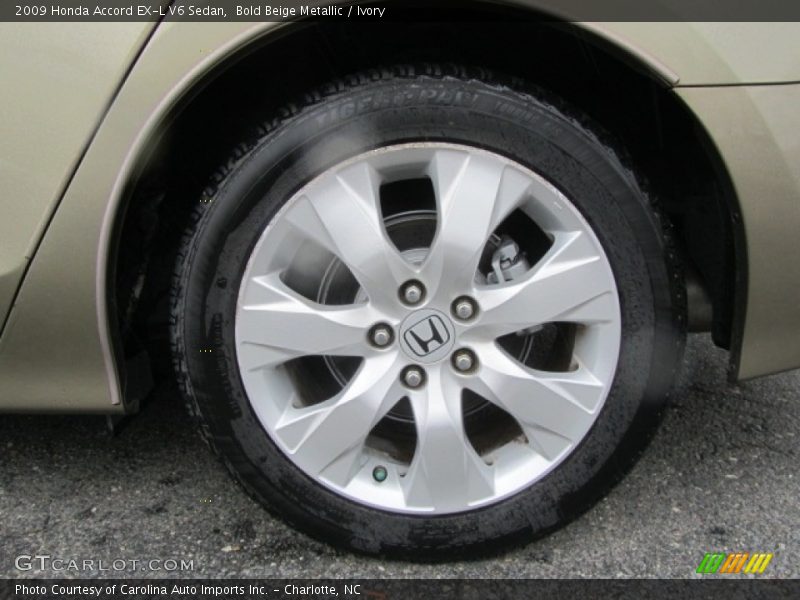 Bold Beige Metallic / Ivory 2009 Honda Accord EX-L V6 Sedan
