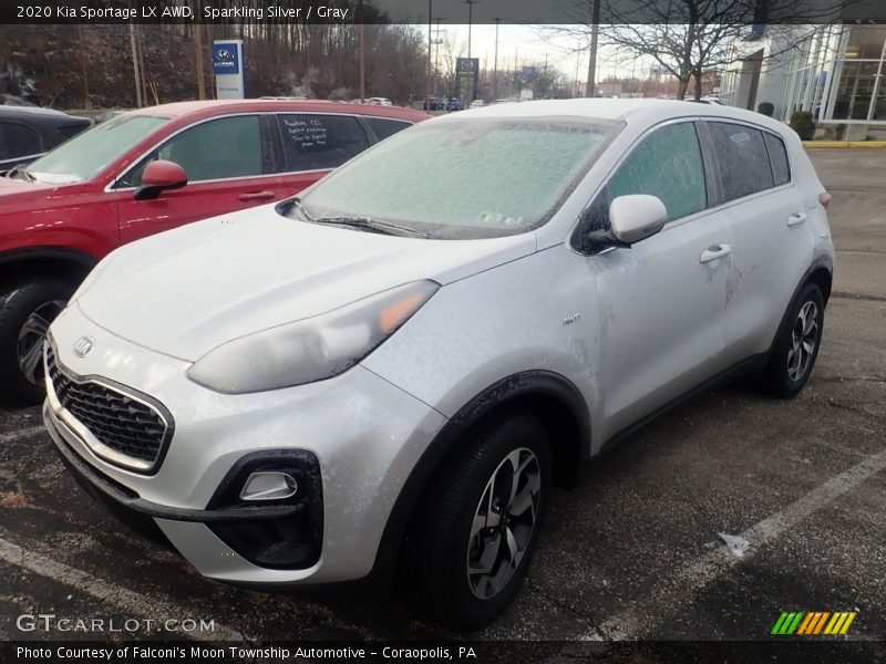 Sparkling Silver / Gray 2020 Kia Sportage LX AWD