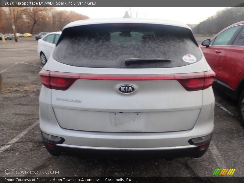 Sparkling Silver / Gray 2020 Kia Sportage LX AWD