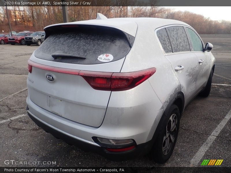 Sparkling Silver / Gray 2020 Kia Sportage LX AWD