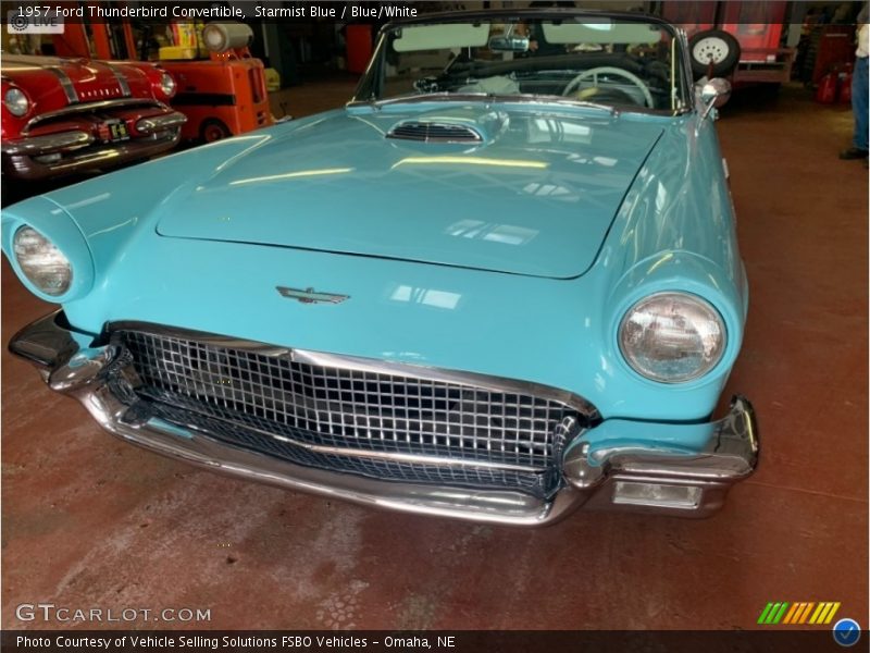 Starmist Blue / Blue/White 1957 Ford Thunderbird Convertible