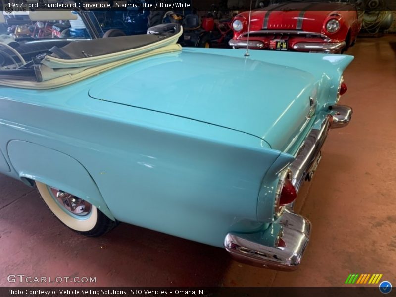 Starmist Blue / Blue/White 1957 Ford Thunderbird Convertible