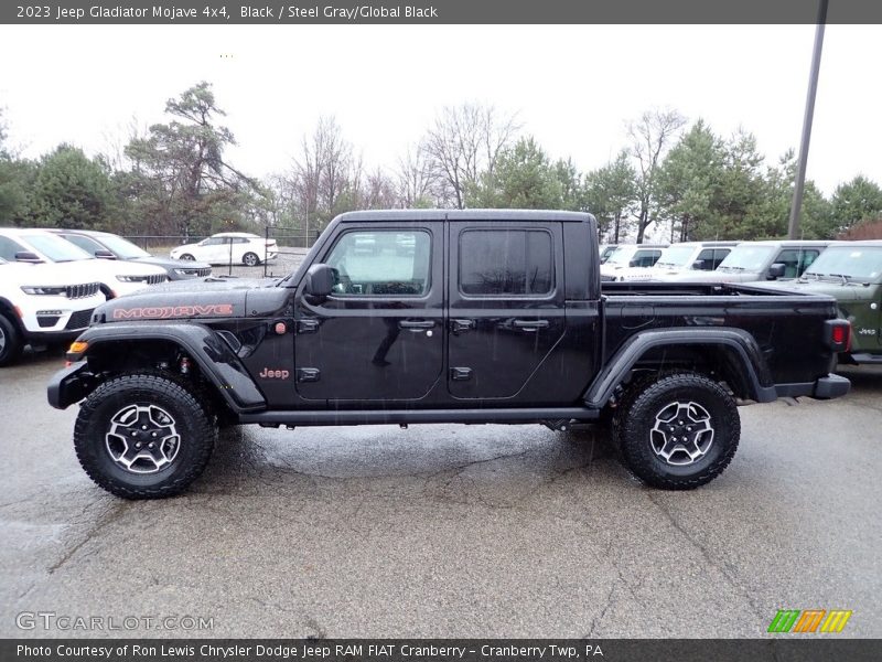 Black / Steel Gray/Global Black 2023 Jeep Gladiator Mojave 4x4