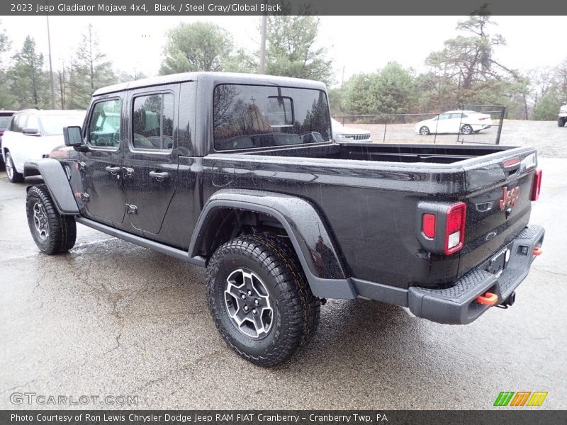Black / Steel Gray/Global Black 2023 Jeep Gladiator Mojave 4x4