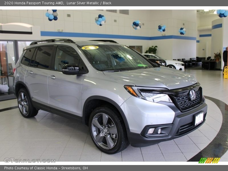 Lunar Silver Metallic / Black 2020 Honda Passport Touring AWD
