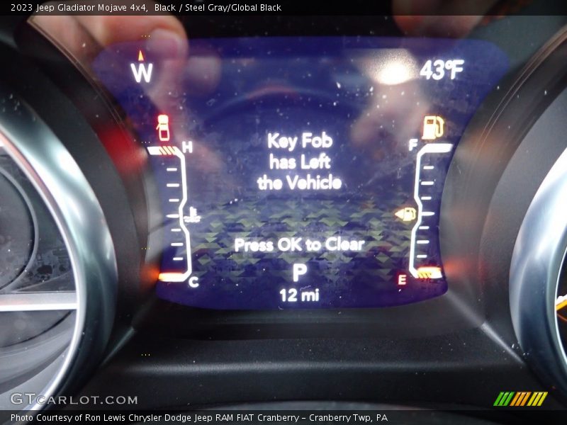 Black / Steel Gray/Global Black 2023 Jeep Gladiator Mojave 4x4