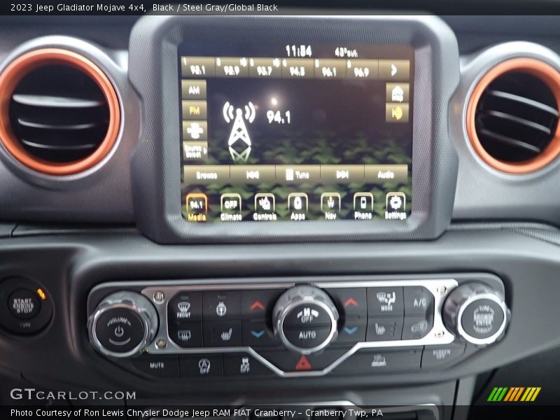 Black / Steel Gray/Global Black 2023 Jeep Gladiator Mojave 4x4
