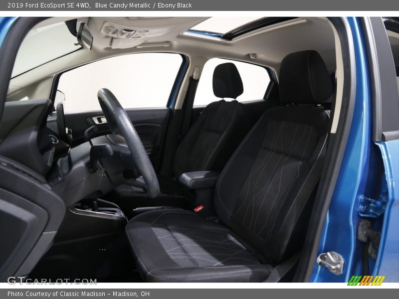 Blue Candy Metallic / Ebony Black 2019 Ford EcoSport SE 4WD