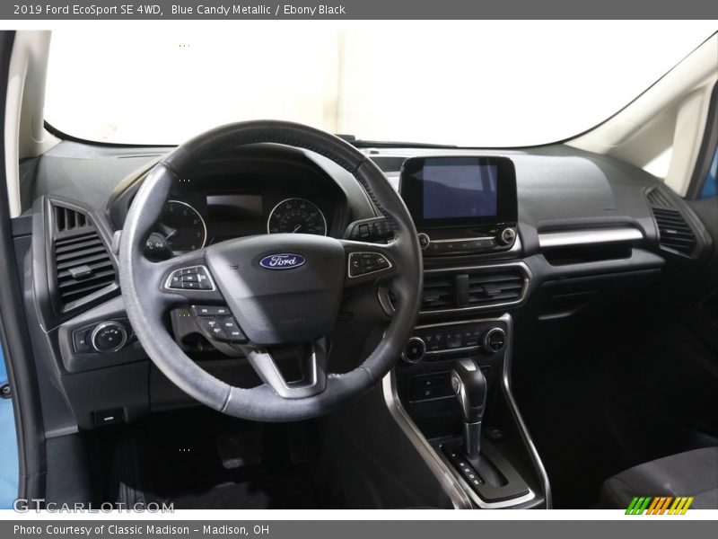 Blue Candy Metallic / Ebony Black 2019 Ford EcoSport SE 4WD