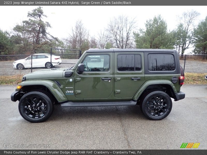  2023 Wrangler Unlimited Sahara 4XE Hybrid Sarge Green