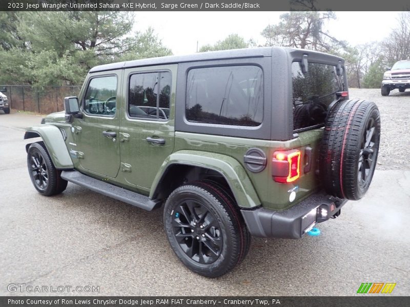 Sarge Green / Dark Saddle/Black 2023 Jeep Wrangler Unlimited Sahara 4XE Hybrid