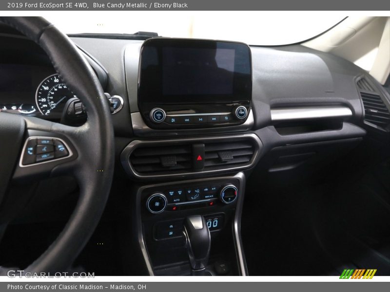 Blue Candy Metallic / Ebony Black 2019 Ford EcoSport SE 4WD