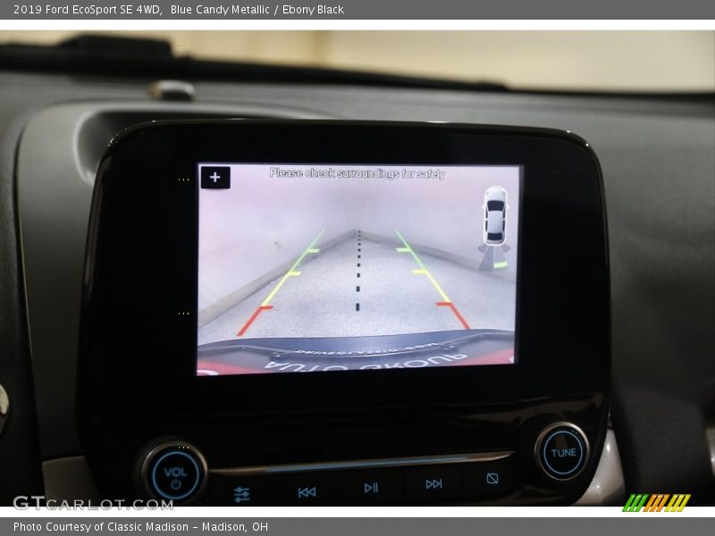 Blue Candy Metallic / Ebony Black 2019 Ford EcoSport SE 4WD