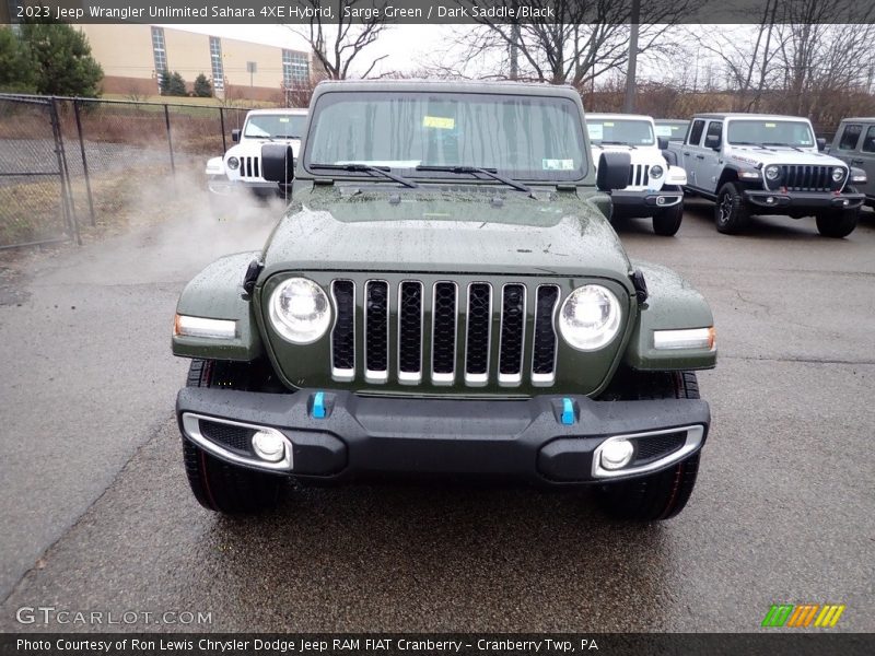 Sarge Green / Dark Saddle/Black 2023 Jeep Wrangler Unlimited Sahara 4XE Hybrid
