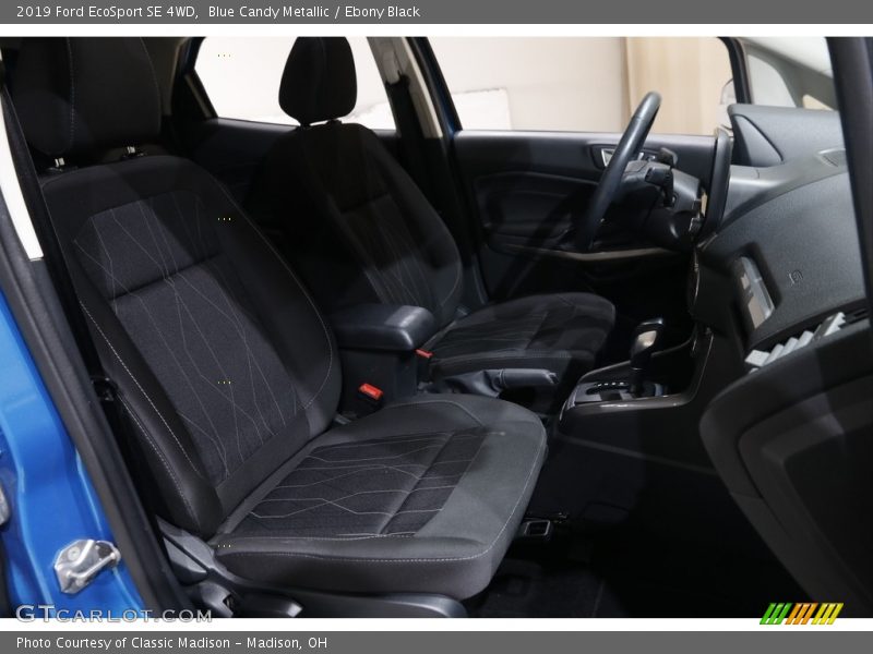 Blue Candy Metallic / Ebony Black 2019 Ford EcoSport SE 4WD