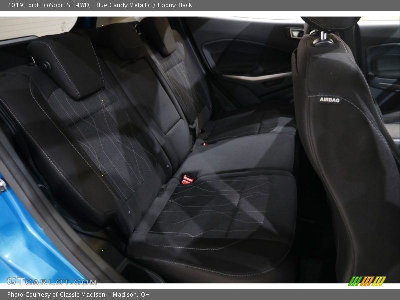 Blue Candy Metallic / Ebony Black 2019 Ford EcoSport SE 4WD