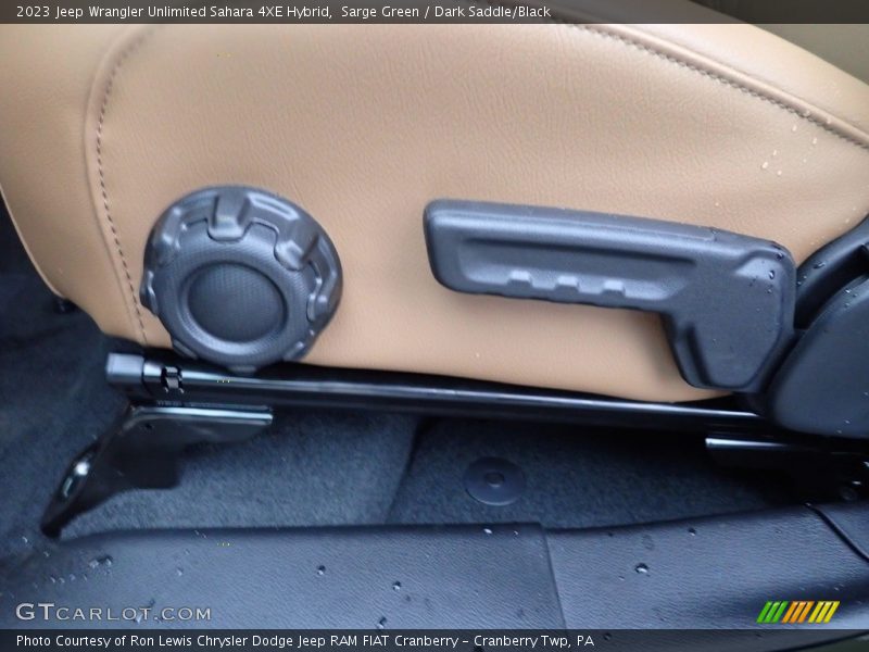Front Seat of 2023 Wrangler Unlimited Sahara 4XE Hybrid