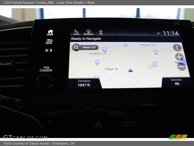 Lunar Silver Metallic / Black 2020 Honda Passport Touring AWD