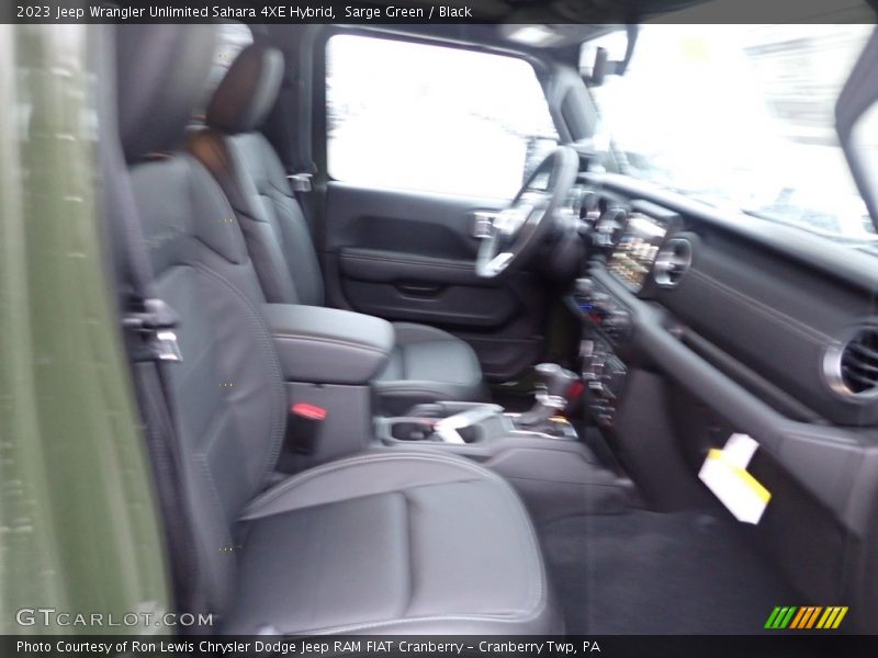 Sarge Green / Black 2023 Jeep Wrangler Unlimited Sahara 4XE Hybrid