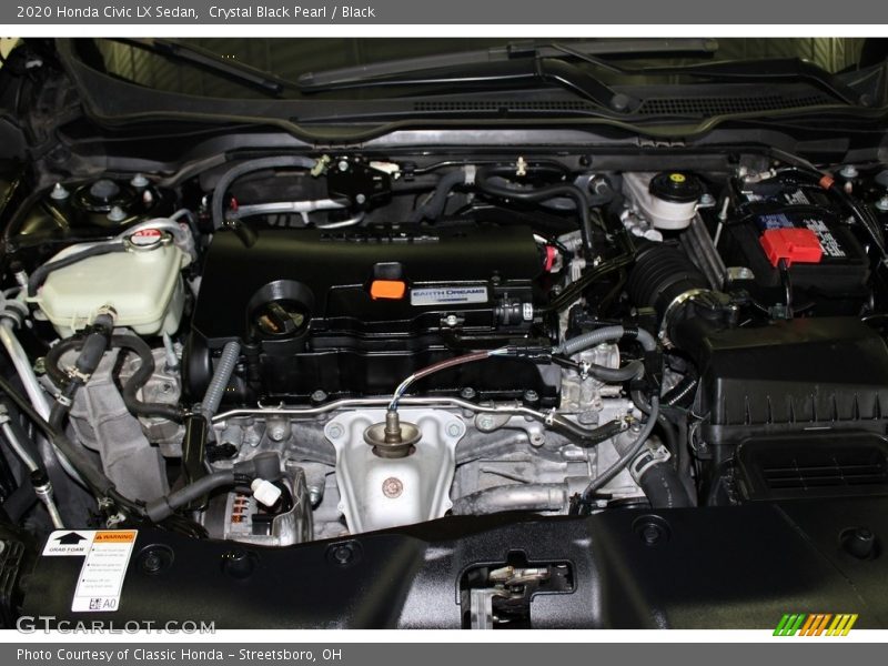Crystal Black Pearl / Black 2020 Honda Civic LX Sedan