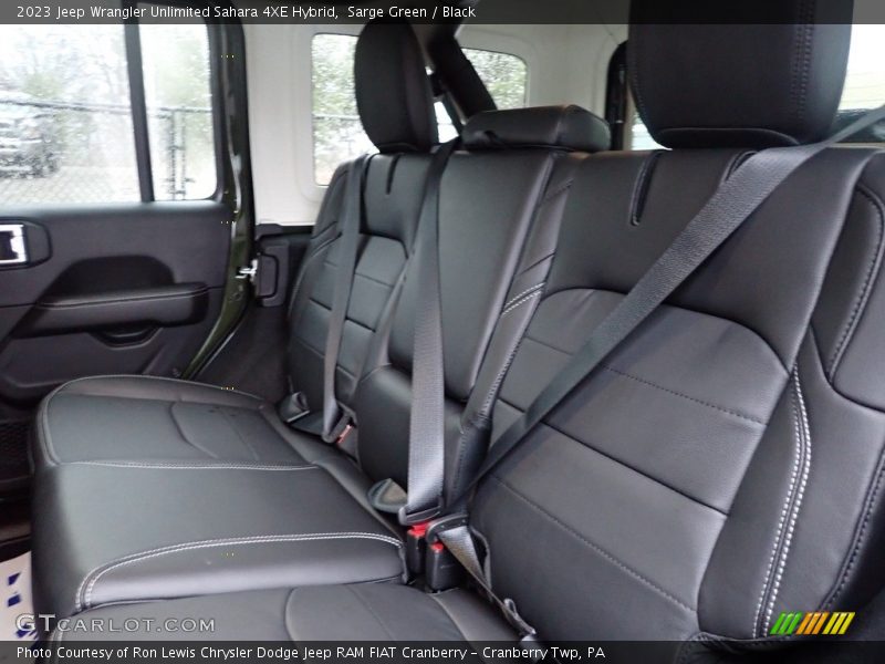 Sarge Green / Black 2023 Jeep Wrangler Unlimited Sahara 4XE Hybrid