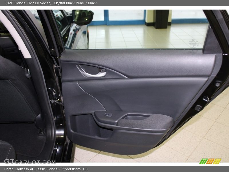 Crystal Black Pearl / Black 2020 Honda Civic LX Sedan