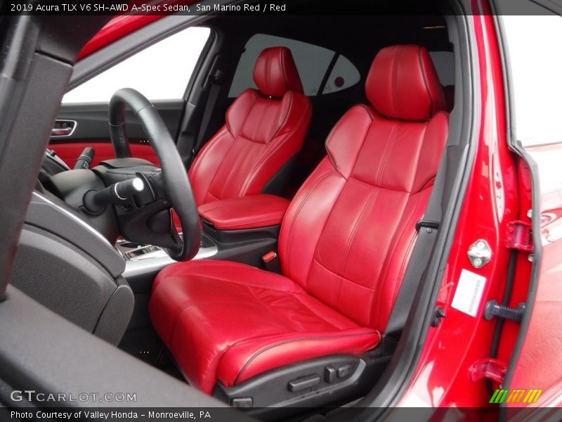 Front Seat of 2019 TLX V6 SH-AWD A-Spec Sedan