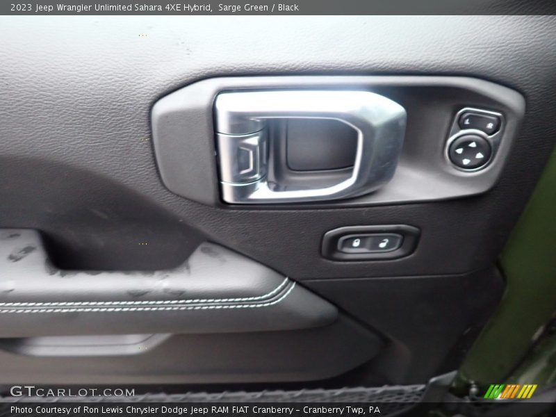 Sarge Green / Black 2023 Jeep Wrangler Unlimited Sahara 4XE Hybrid