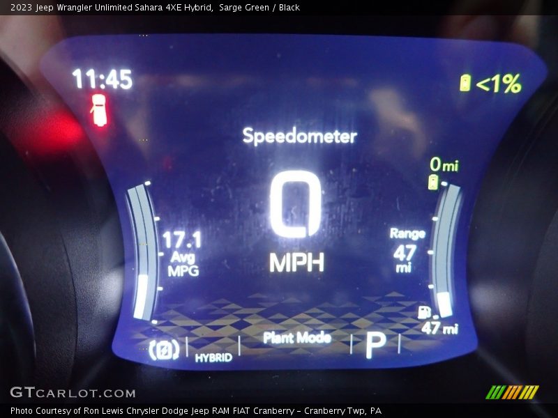 Sarge Green / Black 2023 Jeep Wrangler Unlimited Sahara 4XE Hybrid