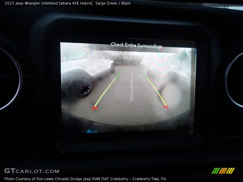 Sarge Green / Black 2023 Jeep Wrangler Unlimited Sahara 4XE Hybrid