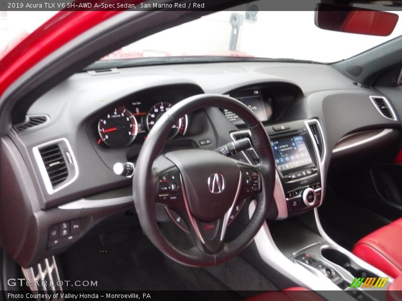 Dashboard of 2019 TLX V6 SH-AWD A-Spec Sedan