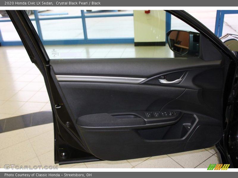 Crystal Black Pearl / Black 2020 Honda Civic LX Sedan