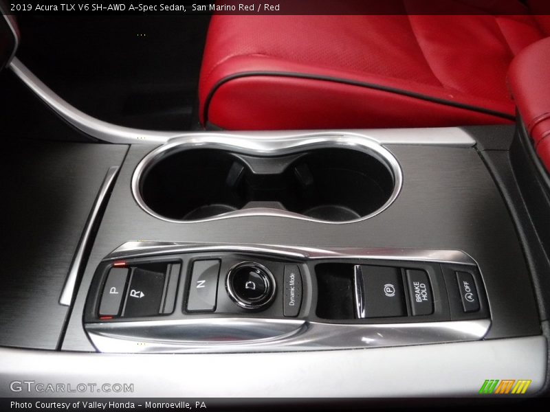 San Marino Red / Red 2019 Acura TLX V6 SH-AWD A-Spec Sedan
