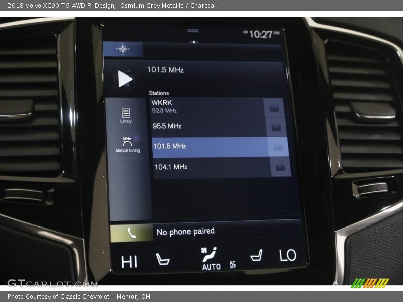 Controls of 2018 XC90 T6 AWD R-Design
